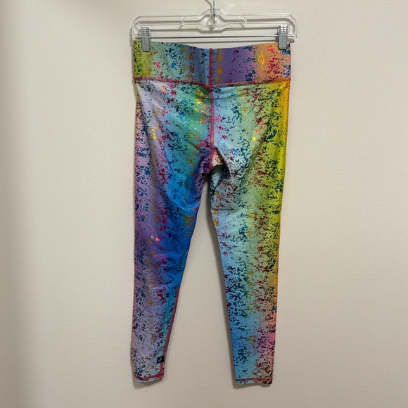 Terez Balyage Hi-Shine Foil Leggings US M - Picture 2 of 5